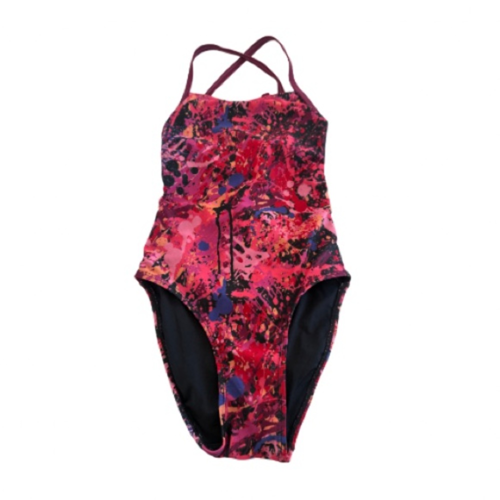 Adoretex Extra Life Spandex One Piece Tie-Back Swimsuit